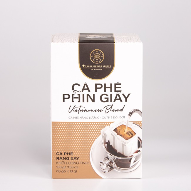 Cà phê phin giấy Vietnamese Blend - Trung Nguyên Legend - Hộp 10 gói x 10gr