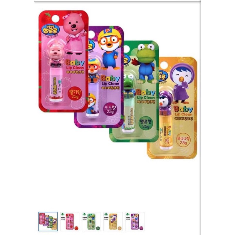 (ĐỦ BILL HÀN) SON DƯỠNG MÔI TRẺ EM PORORO HÀN QUỐC | BigBuy360 - bigbuy360.vn