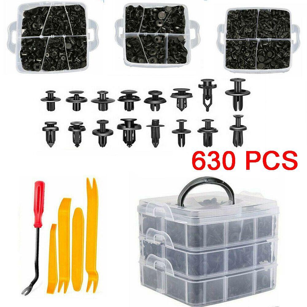 FENDER Bộ 16 Loại Đinh Tán Sửa Chữa Dè Chắn Bùn Xe Hơi X630