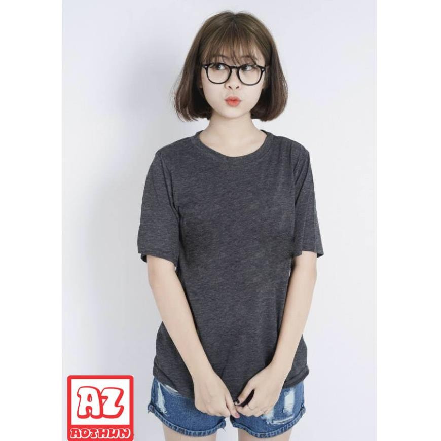 🔥HÀNG HOT🔥 Áo thun trơn màu xám lông chuột Cotton Thái - Form rộng (Có BIGSIZE) /uy tín chất lượng