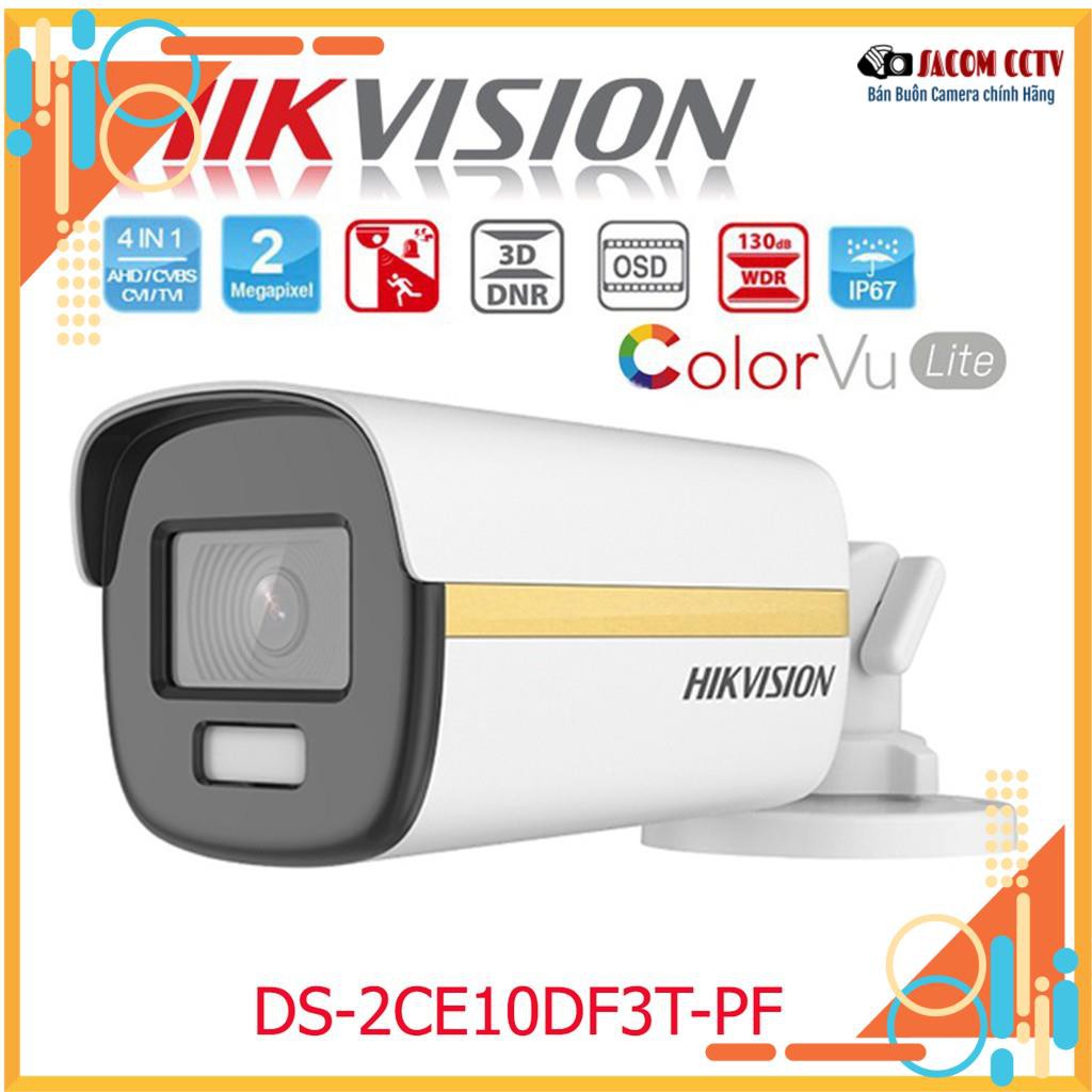{Có màu ban đêm} Camera Hikvision thân ngoài trời có màu ban đêm, chống ngược sáng thực true wdr 130db