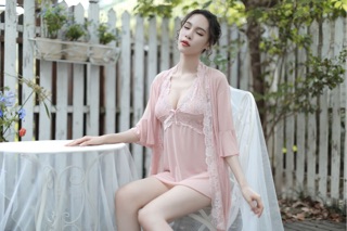 [QQ#017-1] Đầm ngủ sexy đỏ