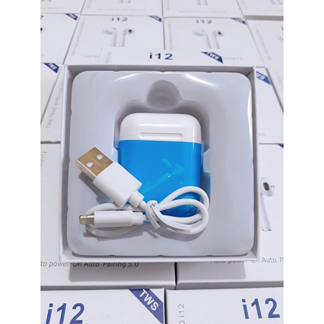 Tai Nghe Bluetooth i12 TWS cảm biến một chạm chống ồn | BigBuy360 - bigbuy360.vn