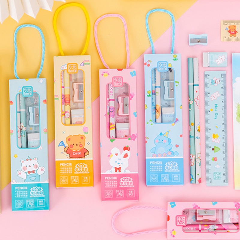 Bộ Bút Chì 5 Trong 1 Dùng Làm Quà Tặng Cho Học Sinh