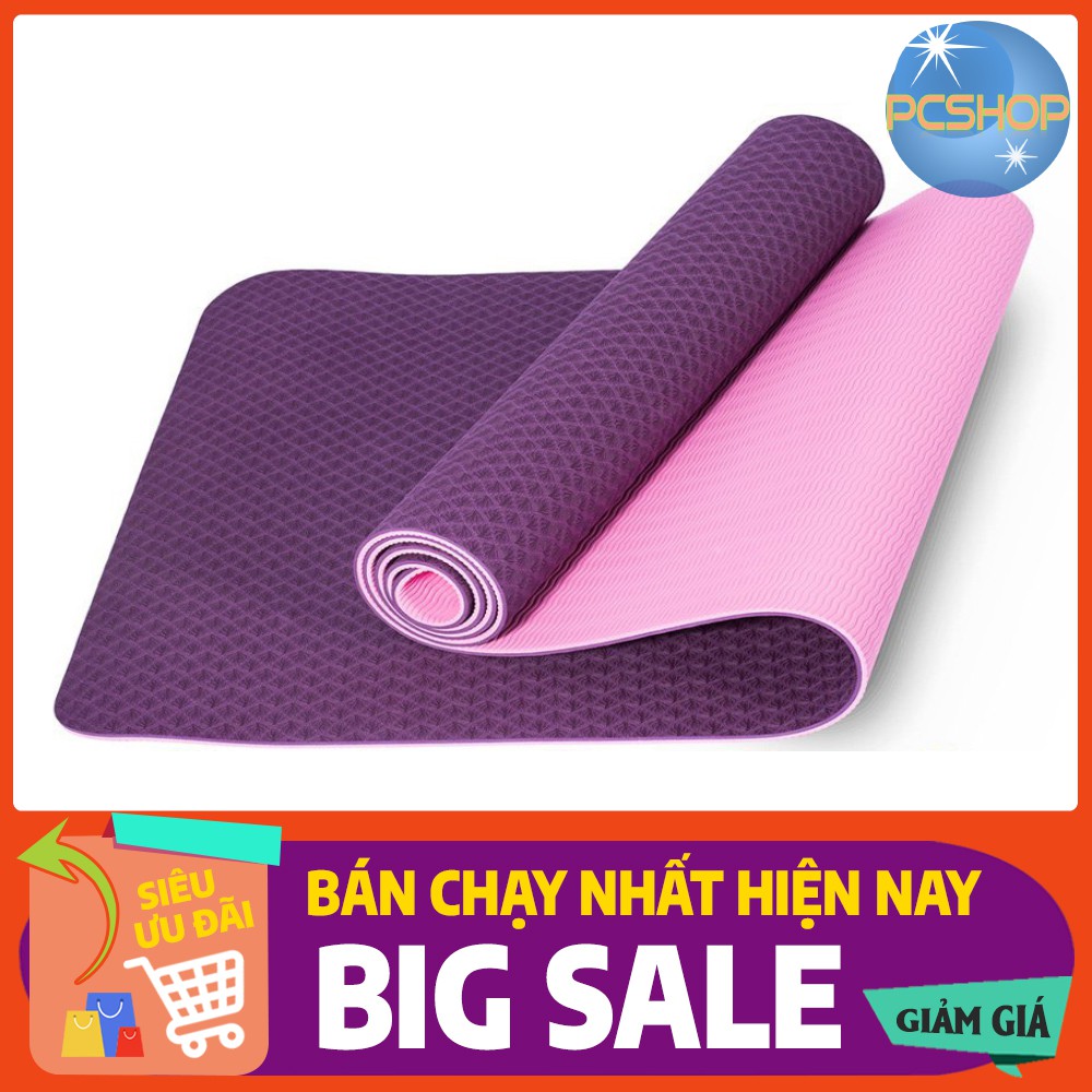 [ FREESHIP CÓ VIDEO + ẢNH THẬT ĐI KÈM ] THẢM TẬP YOGA MAT 2 LỚP CAO CẤP