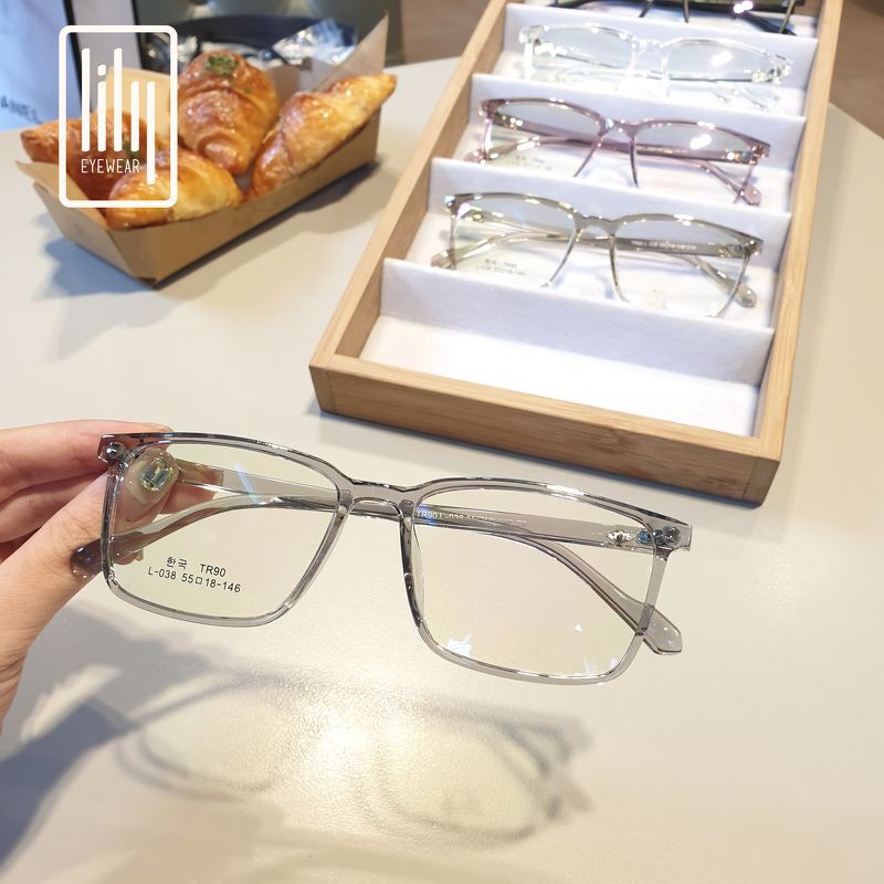 Gọng kính cận vuông thời trang hàn quốc nam nữ Lilyeyewear L038 | BigBuy360 - bigbuy360.vn