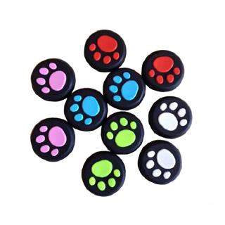 Cute Cat Claw ThumbStick Silicone Button Grip Cap Case for Nintend Switch SONY PS4 Controller