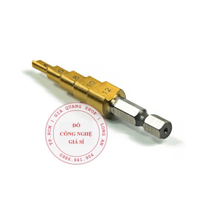 Mũi khoan bước 4-12