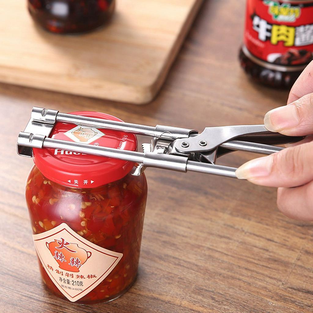 Dụng Cụ Mở Nắp Chai Lọ Bằng Thép Không Gỉ