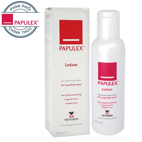 Lotion giảm mụn Papulex Lotion On Large Body Are