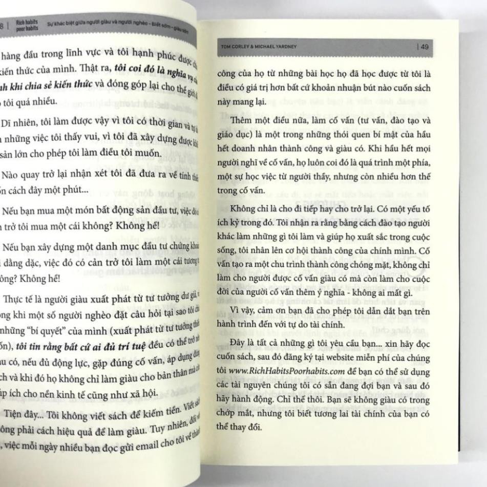 [Sách] - Rich Habits - Poor Habits - Sự Khác Biệt Giữa Người Giàu Và Người Nghèo | BigBuy360 - bigbuy360.vn