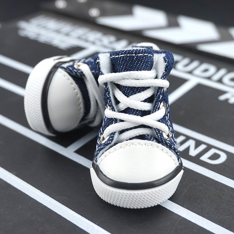 Giày cho thú cưng đế PVC chống trơn trượt kiểu dáng thể thao cá tính