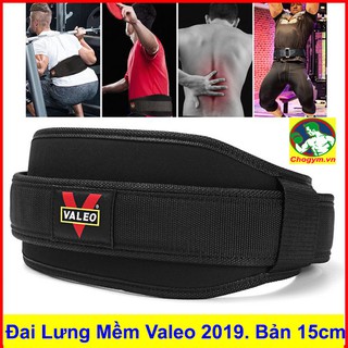 Đai Lưng Mềm Tập GYM Valeo Bản To 2019 Valeo Lifting Belt