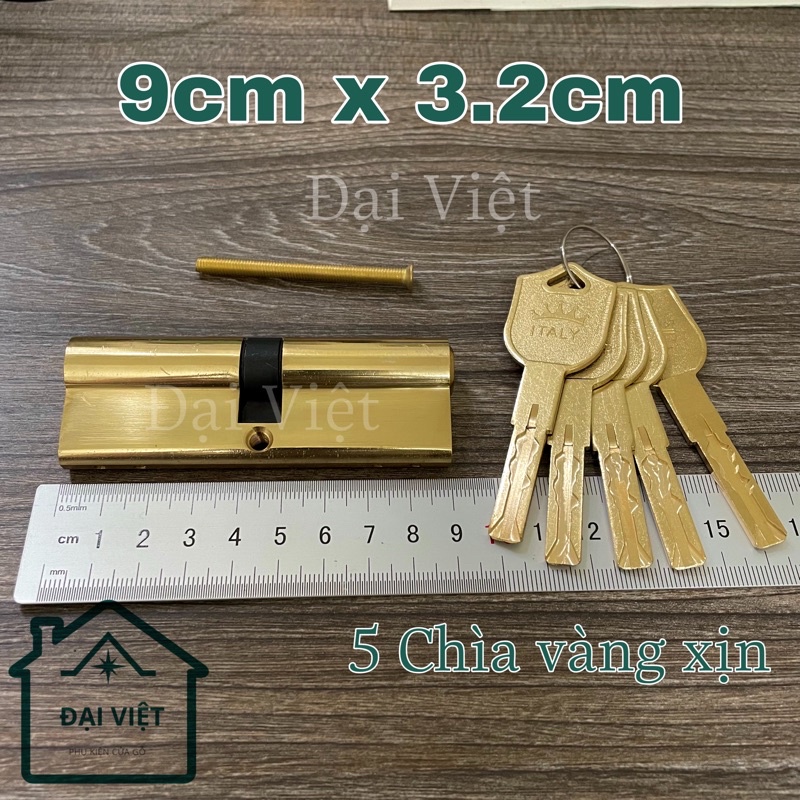 Ruột lõi Khoá cửa tay gạt, thay thế khi mất chìa, hỏng củ cho chủ nhà nhiều chìa hơn
