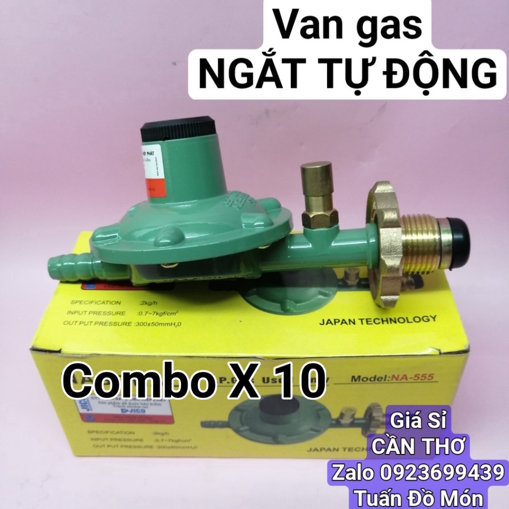 [Bán Sỉ] Combo X 10 chiếc Van điều áp ngắt gas/ga tự động NASONAL phụ kiện phụ tùng linh kiện chính hãng