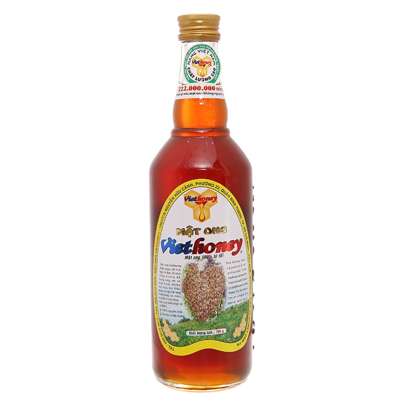 Mật ong thiên nhiên nguyên chất Viet honey 700 gr