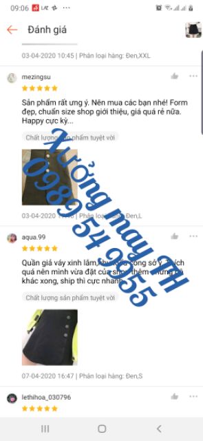 Quần váy, quần váy 3 cúc_M99 quần váy 3 cúc