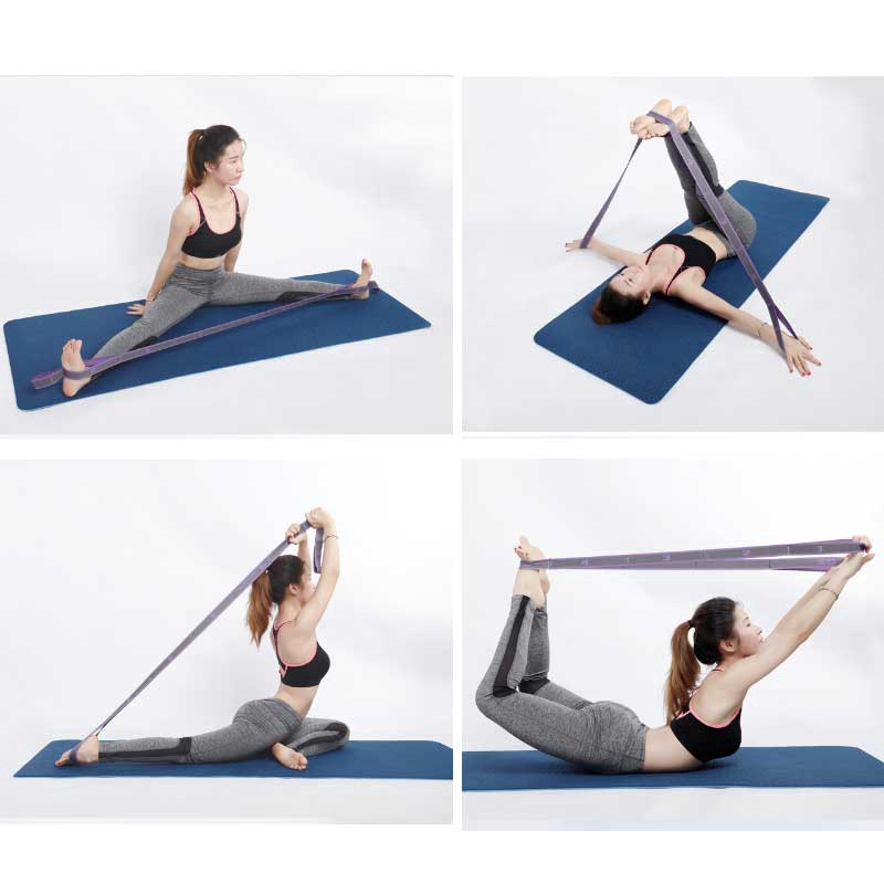 Dây Co Giãn Tập Yoga 9 Ngăn Tiện Lợi