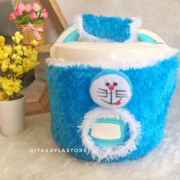 Khăn Trải Bàn / Tủ Lạnh / Tv 6 Trong 1 Họa Tiết Doraemon Xinh Xắn