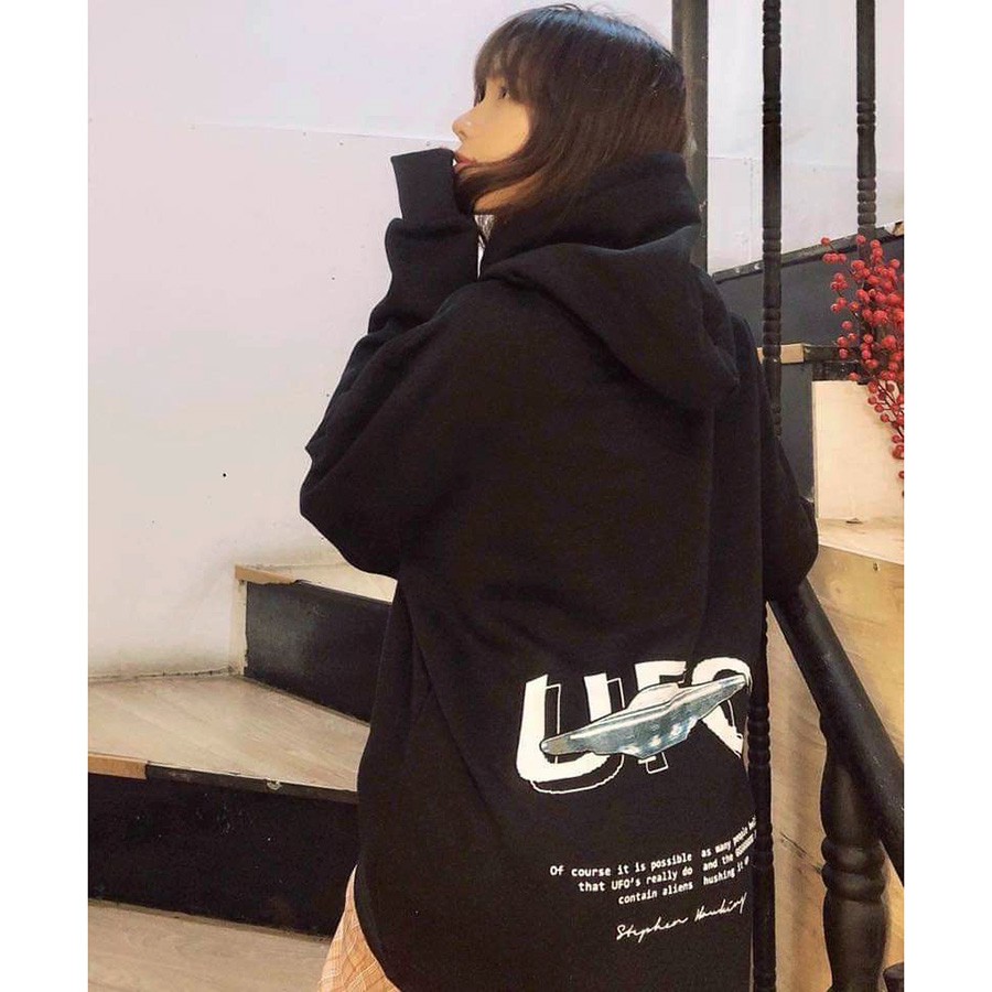 ÁO HOODIE NỈ NGOẠI UFO (HD1140 - Kèm Ảnh Thật)