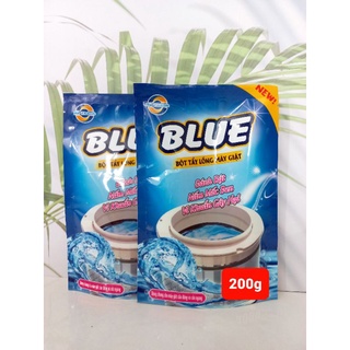 Bột tẩy lồng máy giặt Blue công nghệ Hàn Quốc gói 200gr