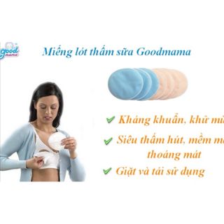Miếng lót thấm sữa giặt được goodmama