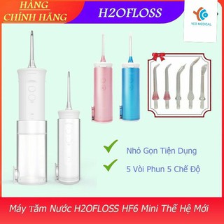 (CHÍNH HÃNG) Máy tăm nước H2OFLOSS HF6 mini Nhỏ gọn tiện dụng