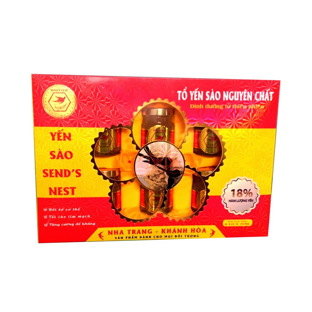 YẾN SÀO SEND'S NEST NGUYÊN CHẤT 18% TỔ YẾN