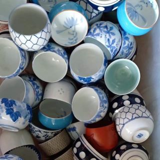 Chậu gốm nhật mini ngẫu nhiên