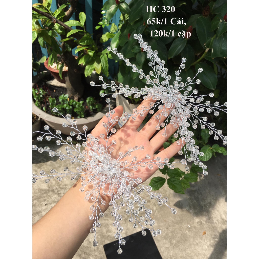Trâm cài tóc thời trang sang trọng cho cô dâu