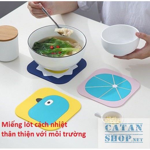 Nút chặn cửa *freeship* Combo 10 Nút chống chạm cửa hoạt hình, miếng nhựa đệm sau cửa giảm tiếng động, chống trây