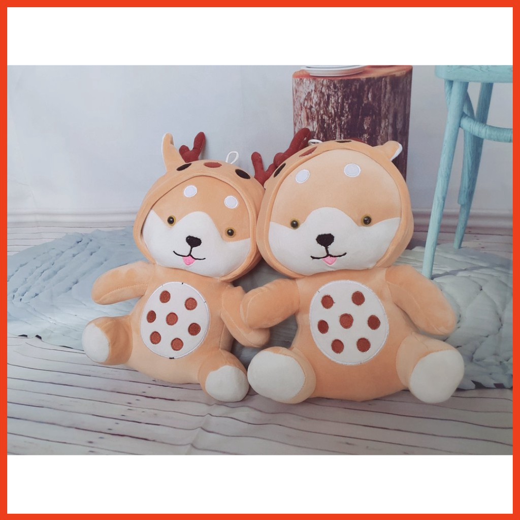 Chó Bông Shiba Cosplay - Gấu Bông Mini 35 cm Cao Cấp Bông Mịn Đáng Yêu Dùng Làm Quà Tặng và Trang Trí Rất Đẹp