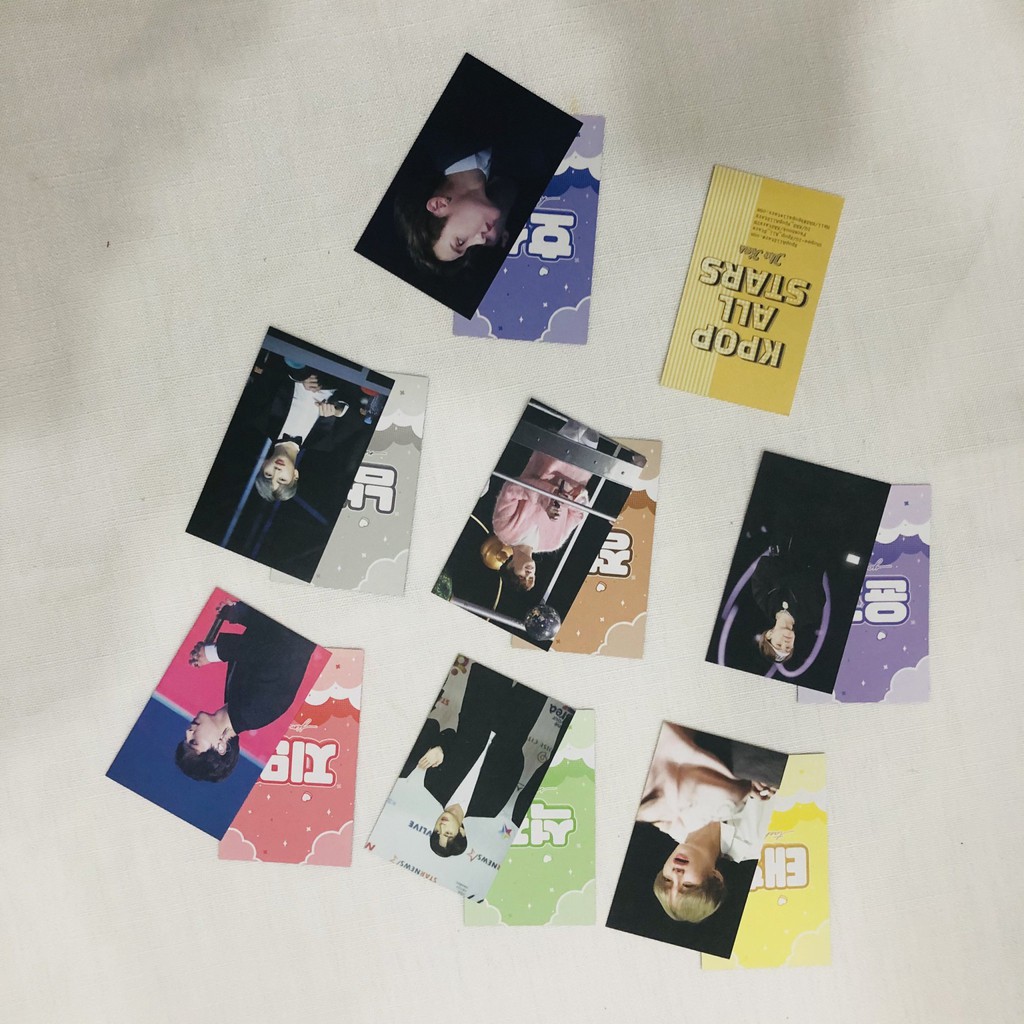 SET 21- 29 HÌNH BTS  DYT91112- BUTTER- 21CARD HỘP THIẾC- VINTAGETICKET- Độc quyền Kpop All Stars