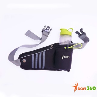 Túi đeo thắt lưng chạy bộ 🍅FREE SHIP🍅 Túi đai đeo bụng hông chạy bộ phản quang Dopi360 có ngăn đựng bình nước Dp12