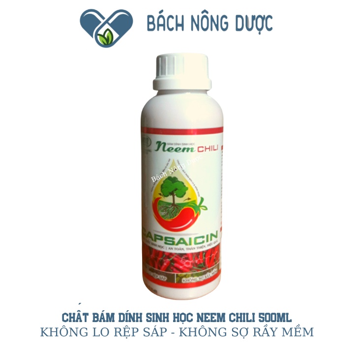 Chất Bám Dính Sinh Học Neem Chili ĐIỀN TRANG Không Lo Rệp Sáp Không Sợ Rầy Mềm Chai 500ml