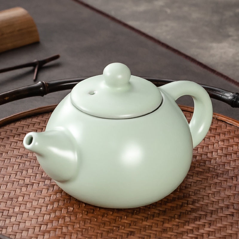 Bộ Ấm Trà Bằng Gốm Kèm Lưới Lọc Phong Cách Kung Fu Nhật Bản XL9C