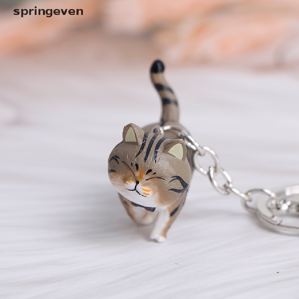 Móc Khóa Hình Mèo Con Lắc Đầu Dễ Thương