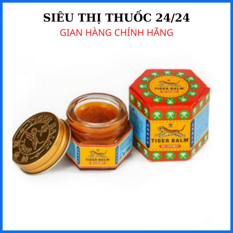 Dầu Cù Là TIGER BALM Lọ 30g ⚡ CAM KẾT CHÍNH HÃNG ⚡ Dầu cù là hỗ trợ giảm đau đầu, ngạt mũi, côn trùng cắn