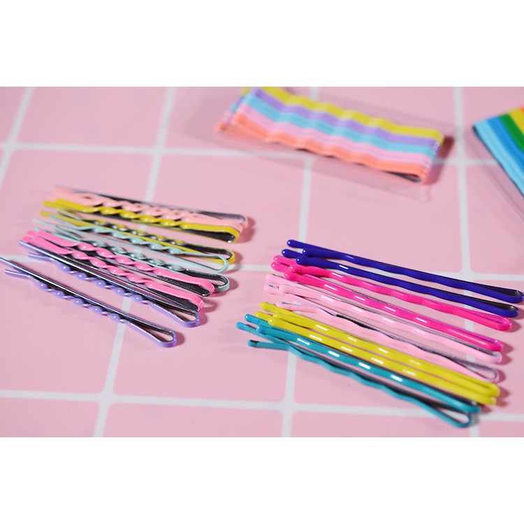 Set 10 Kẹp Tăm Nhiều Màu Phong Cách Hàn Quốc – Dumi Shop