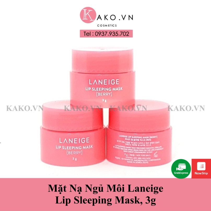Mặt nạ ngủ môi laneige 3g mini