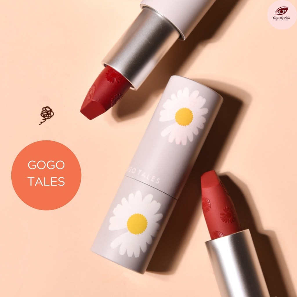 Son GOGO TALES Daisy chính hãng nội địa trung - son dạng thỏi JINT