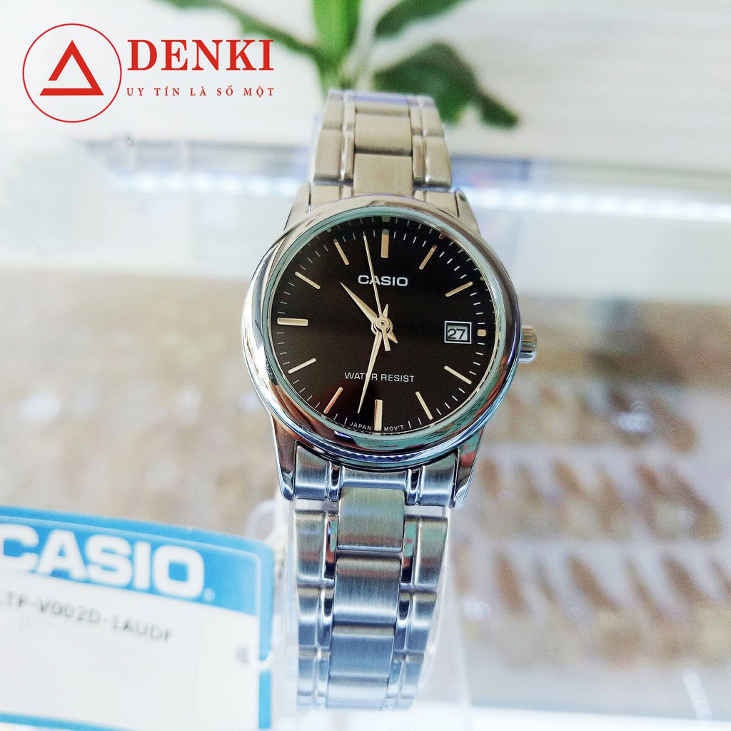 [CHÍNH HÃNG] Đồng hồ Nữ Casio dây kim loại kim LTP-V002D-1AUDF - Chính hãng Casio Anh Khuê