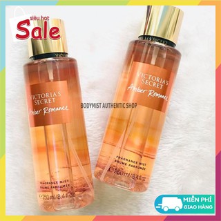 Xịt thơm toàn thân Victoria's Secret Fragrance- Amber Romance Shimmer - No Shimmer [𝑩𝒐𝒅𝒚𝒎𝒊𝒔𝒕 𝑨𝒖𝒕𝒉𝒆𝒏𝒕𝒊𝒄]