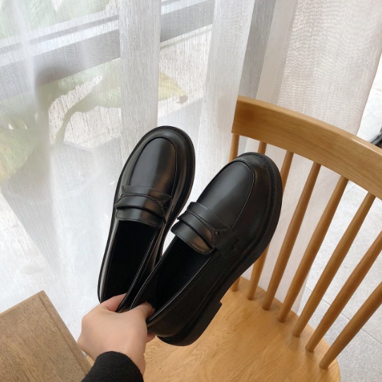 Giày loafer basic cổ điển Ulzzang (hàng Quảng Châu có sẵn)