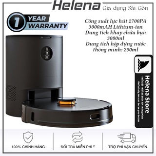 Robot hút bụi thông minh IMOU Vacuum Cleaner RV-L11-A,Lực Hút 2700PA,Tự Động Đi Đổ Rác , Tự Động Sạc Khi Pin Yếu