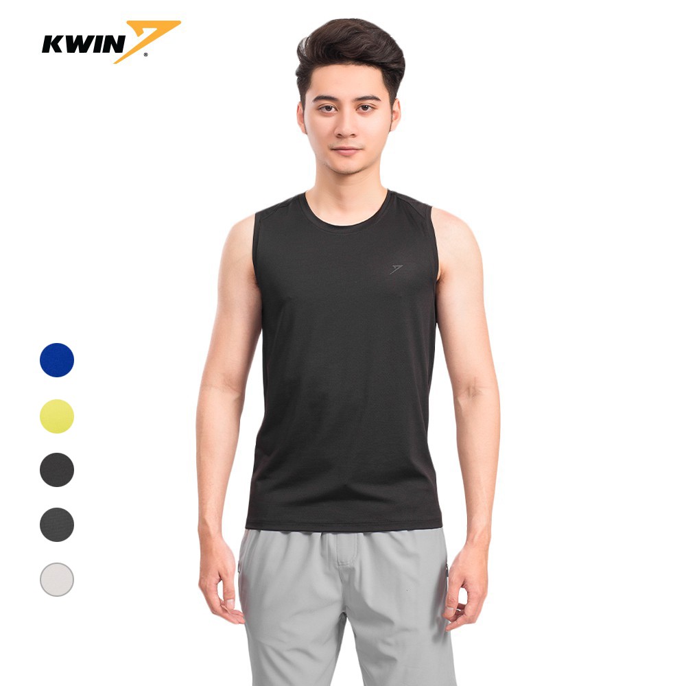 Áo ba lỗ nam, tanktop tập gym KWIN chính hãng màu sắc trẻ trung, dáng thể thao ôm gọn, mềm mại thoáng mát KTT006S9