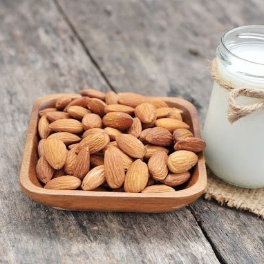 Hạnh nhân nướng nguyên vị hộp 450gram - Hạt dinh dưỡng TiniSeed