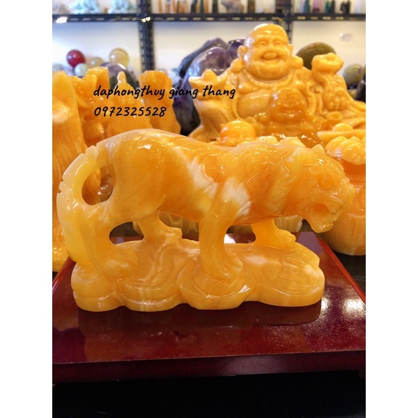 Tượng Hổ Đá Ngọc Hoàng Long Phong Thuỷ