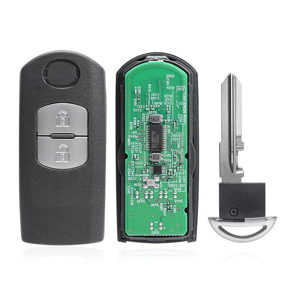 SHOUKEY Chìa Khóa Điều Khiển Từ Xa 3 Nút Cho Mazda 3 2015-2018