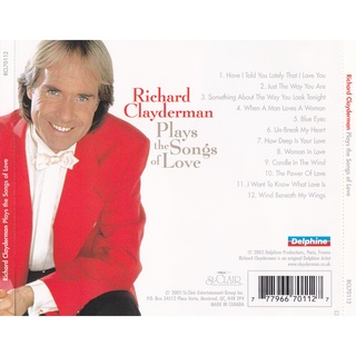 đĩa cd nhạc richard clayderman 1